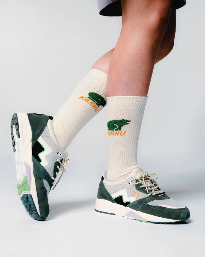 Classic Logo Sock Vanilla Ice Green Jacket Men Karhu Socks