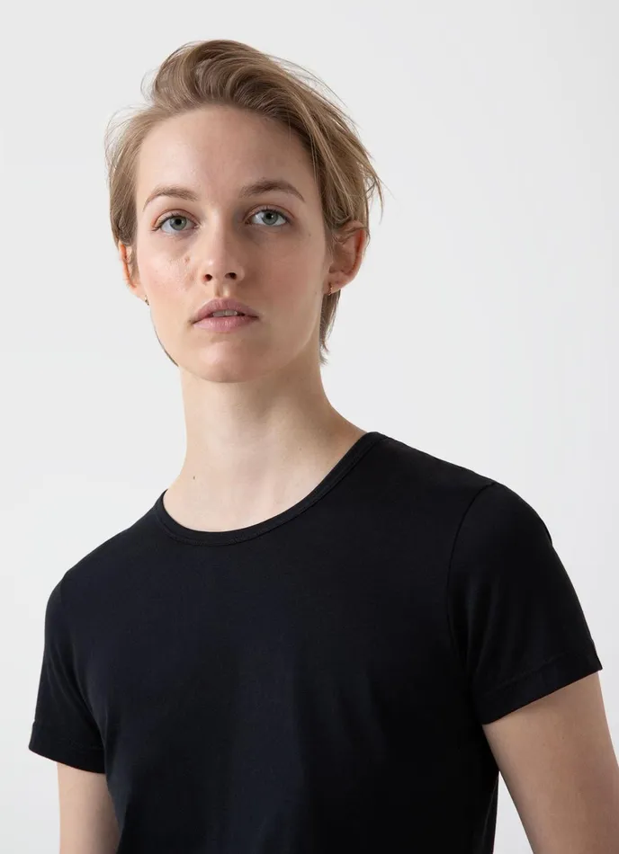 Classic Tshirt Black Women SUNSPEL Tshirts and Tops