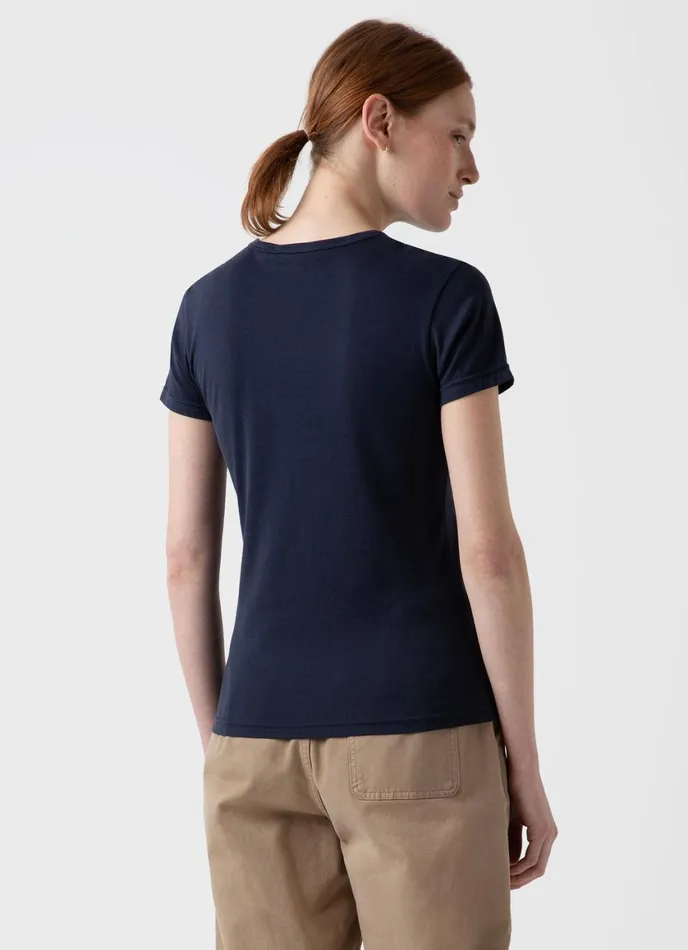 Classic Tshirt Navy Women SUNSPEL Tshirts and Tops