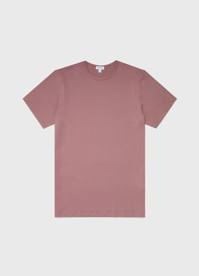 Classic Tshirt Vintage Pink Men SUNSPEL Tshirts