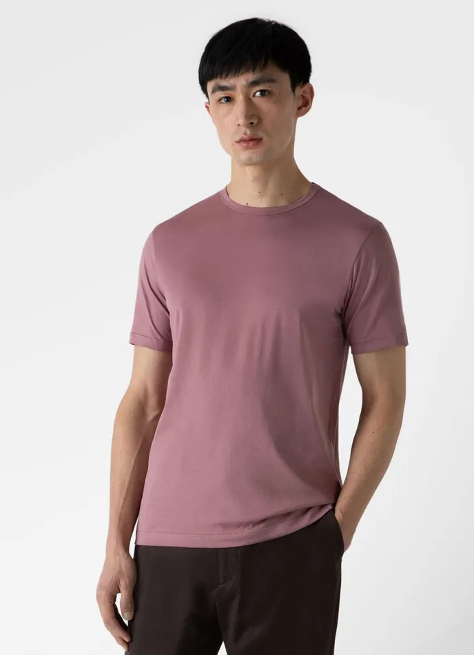 Classic Tshirt Vintage Pink Men SUNSPEL Tshirts