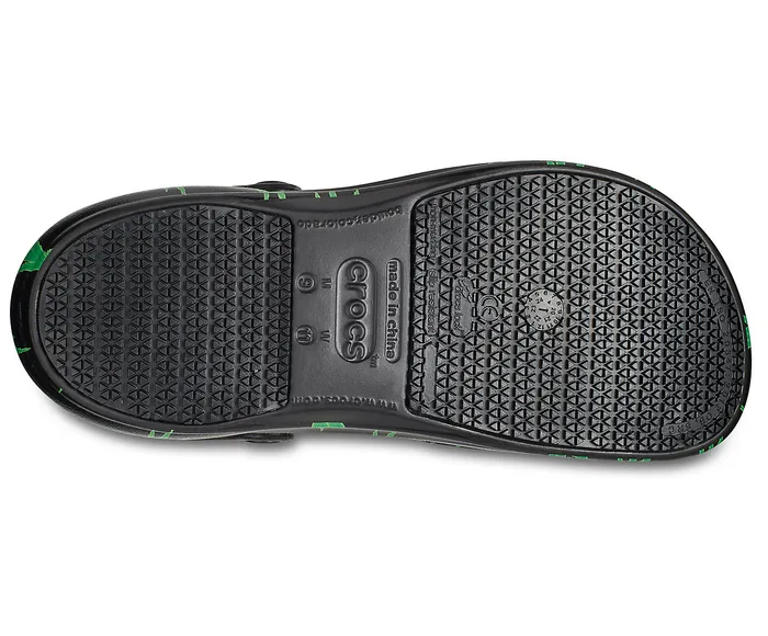 Clogs Crocs WomenMen Bistro Graphic Clog Black Green