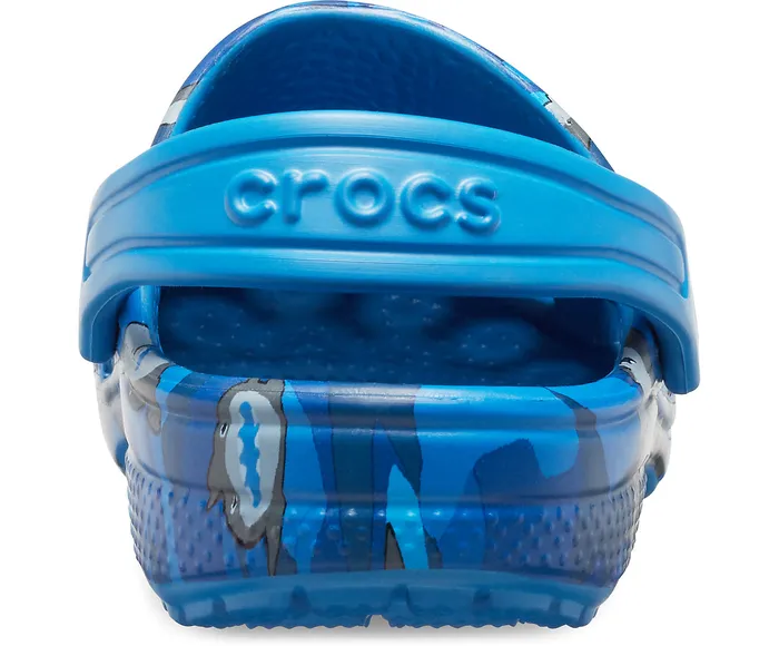 Clogs GirlsBoys Kids8217 Classic Shark Clog Prep Blue Crocs