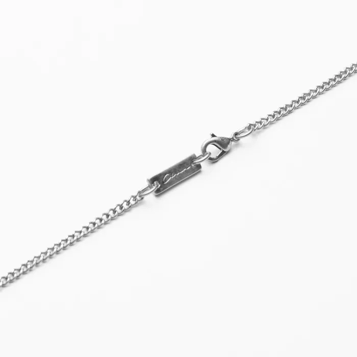 Closure London 3MM Chain Necklace Silver Men Jewellery