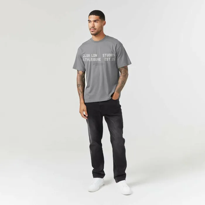 Closure London CLSR Dept TShirt Mid Grey Men TShirts