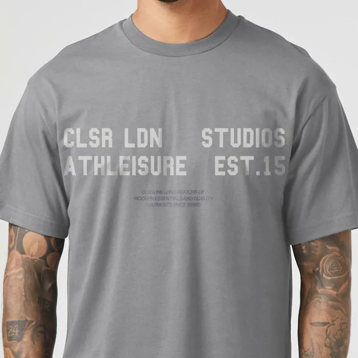 Closure London CLSR Dept TShirt Mid Grey Men TShirts