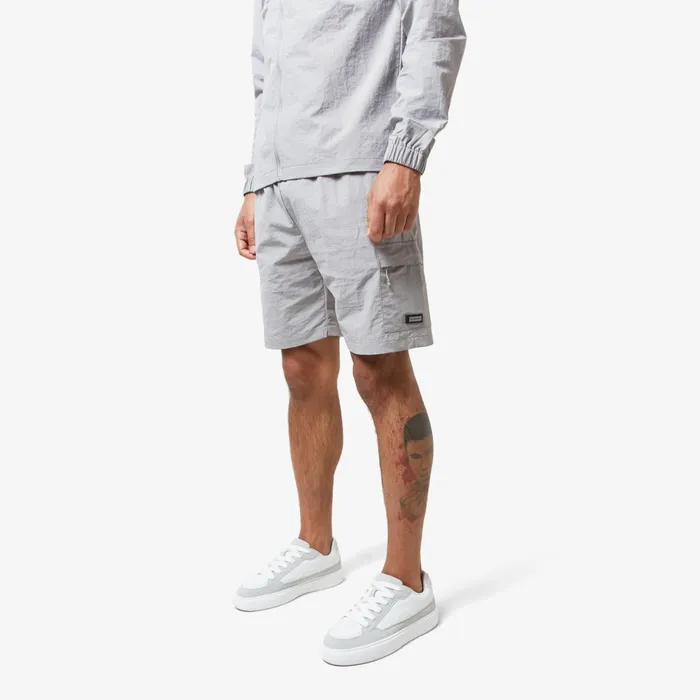 Closure London Crinkle Nylon Short Frost Grey Men Shorts