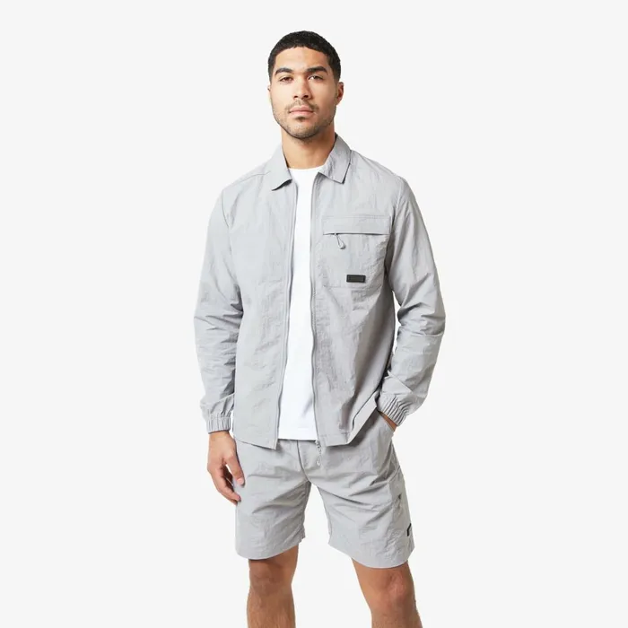 Closure London Crinkle Nylon Short Frost Grey Men Shorts