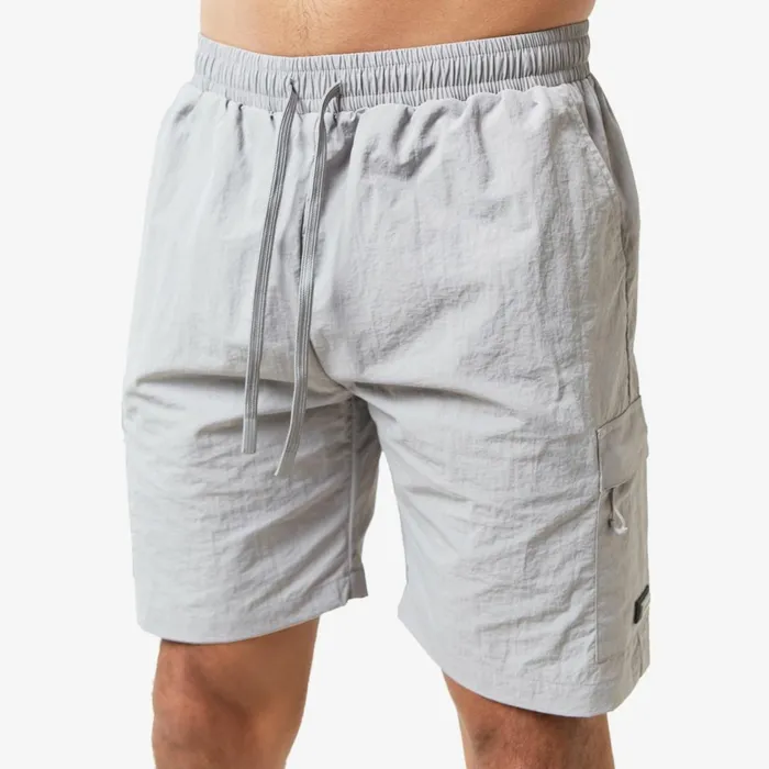 Closure London Crinkle Nylon Short Frost Grey Men Shorts
