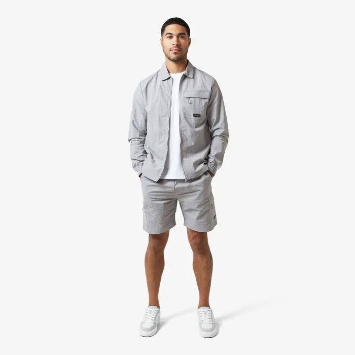 Closure London Crinkle Nylon Short Frost Grey Men Shorts