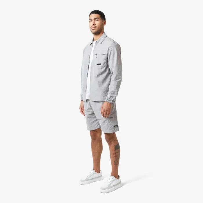 Closure London Crinkle Nylon Short Frost Grey Men Shorts