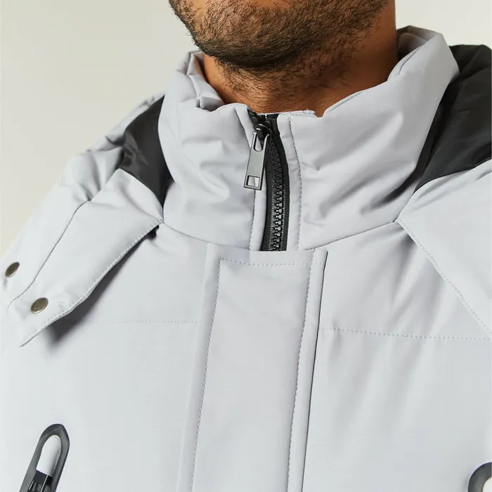 Closure London Expedition Parka Jacket Ice Grey Men Coats and Jackets