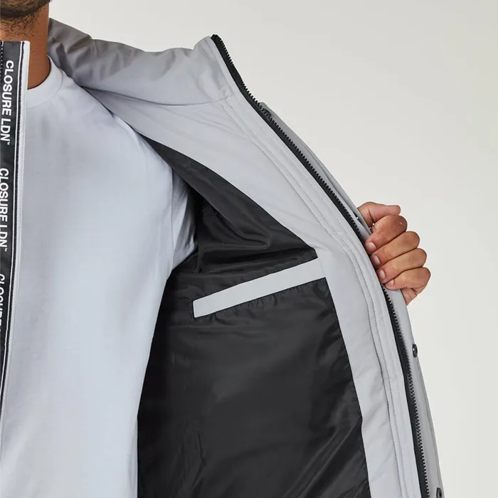 Closure London Expedition Parka Jacket Ice Grey Men Coats and Jackets