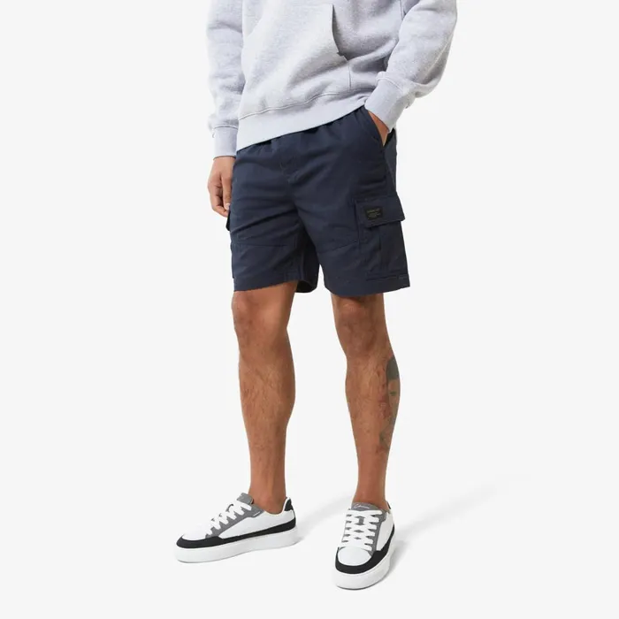 Closure London Hoodie Cargo Short Twinset Light Marl Navy Men Twinsets