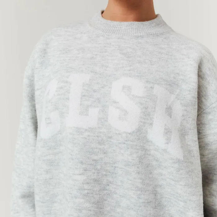 Closure London Knit Crewneck Light Grey Marl Women Knitwear