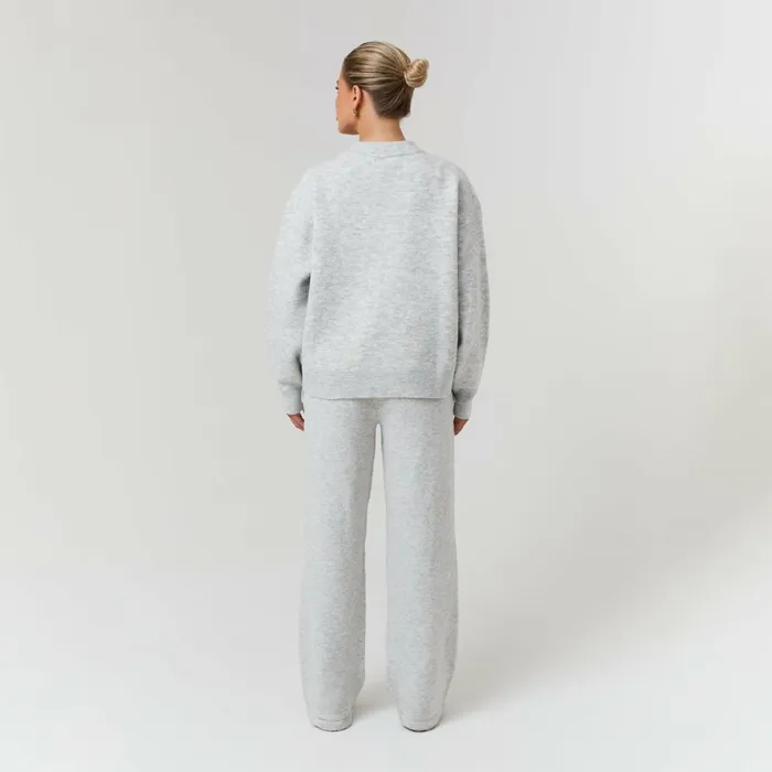 Closure London Knit Crewneck Light Grey Marl Women Knitwear
