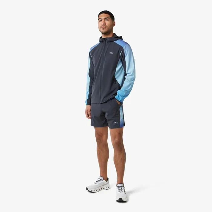 Closure London Ombre Print Windbreaker Jacket Blue Men Coats and Jackets
