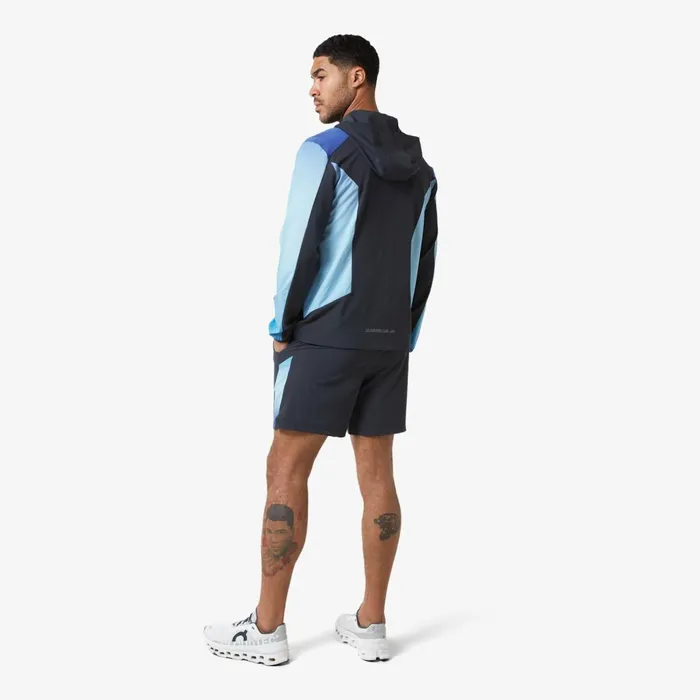 Closure London Ombre Print Windbreaker Jacket Blue Men Coats and Jackets