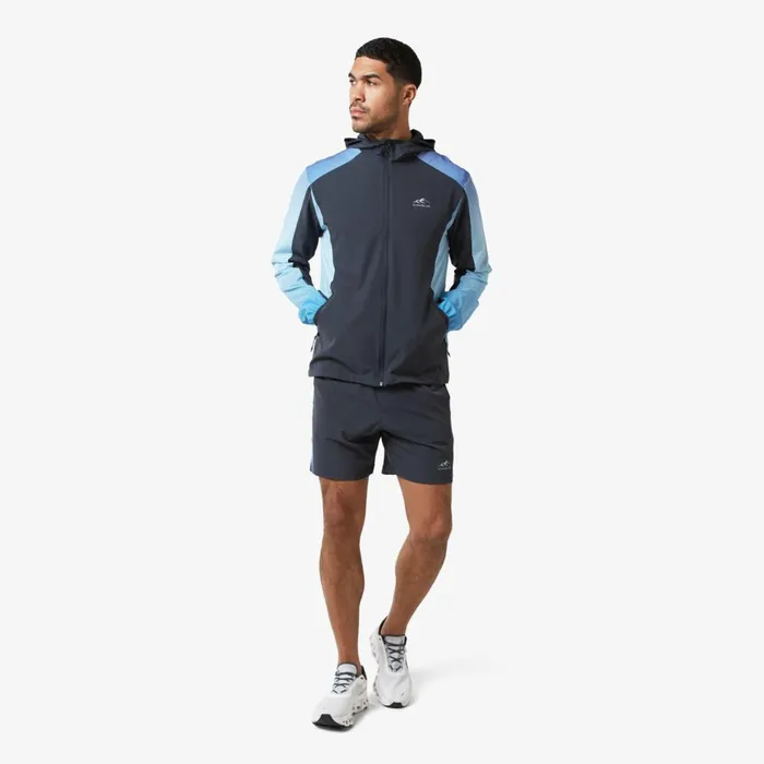 Closure London Ombre Print Windbreaker Jacket Blue Men Coats and Jackets