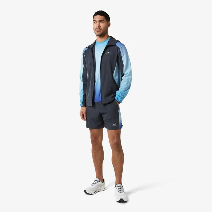 Closure London Ombre Print Windbreaker Jacket Blue Men Coats and Jackets