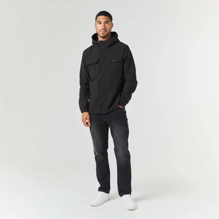 Closure London Premium Ripstop Jacket Black Men Coats and Jackets