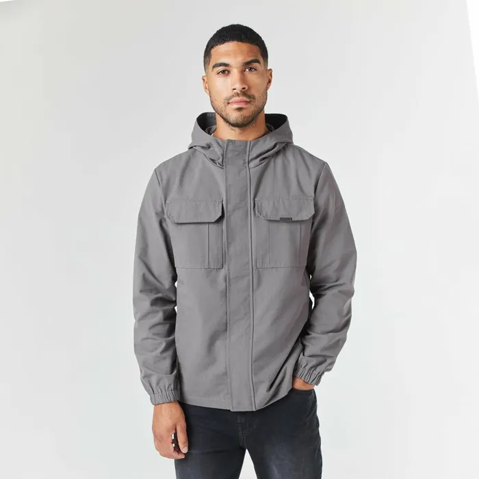 Closure London Premium Ripstop Jacket Charcoal Men Coats and Jackets