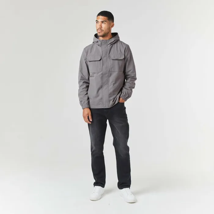 Closure London Premium Ripstop Jacket Charcoal Men Coats and Jackets