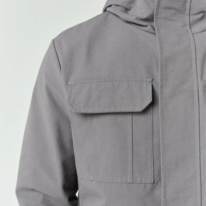 Closure London Premium Ripstop Jacket Charcoal Men Coats and Jackets