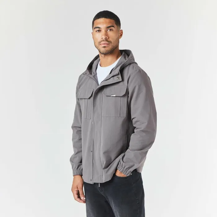 Closure London Premium Ripstop Jacket Charcoal Men Coats and Jackets