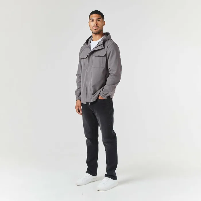 Closure London Premium Ripstop Jacket Charcoal Men Coats and Jackets
