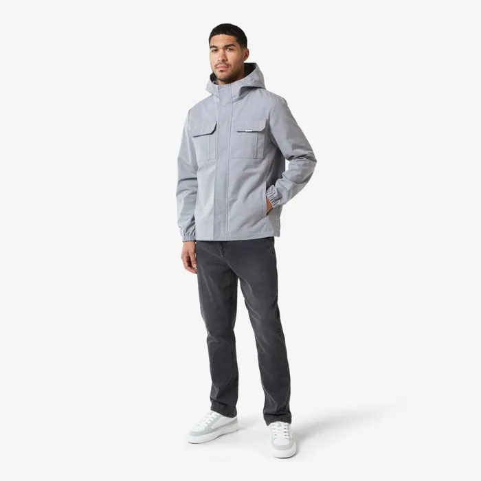 Closure London Premium Ripstop Jacket Mid Grey Men Coats and Jackets