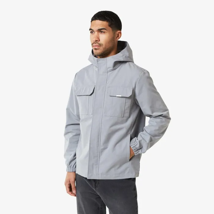 Closure London Premium Ripstop Jacket Mid Grey Men Coats and Jackets