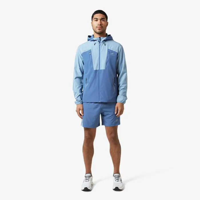 Closure London Reflect Detail Colourblock Jacket Light Blue Men Coats and Jackets