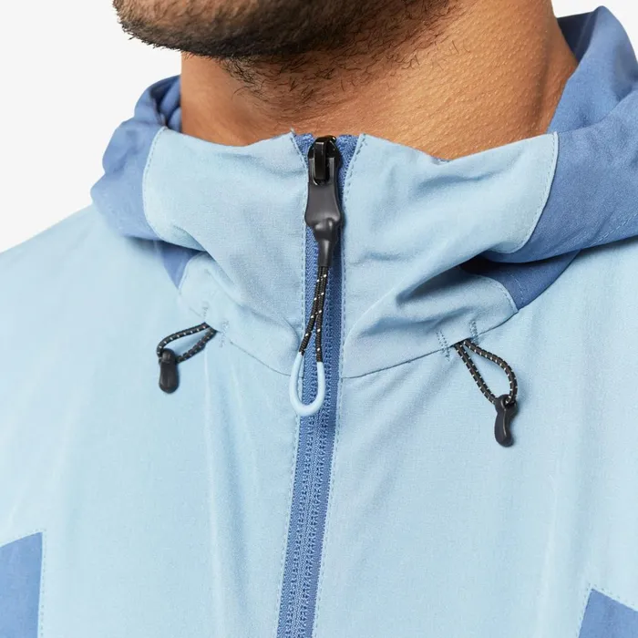 Closure London Reflect Detail Colourblock Jacket Light Blue Men Coats and Jackets