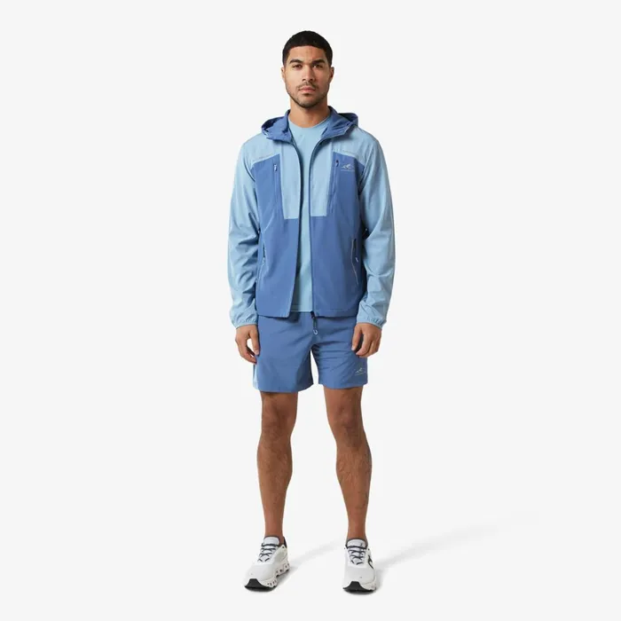 Closure London Reflect Detail Colourblock Jacket Light Blue Men Coats and Jackets