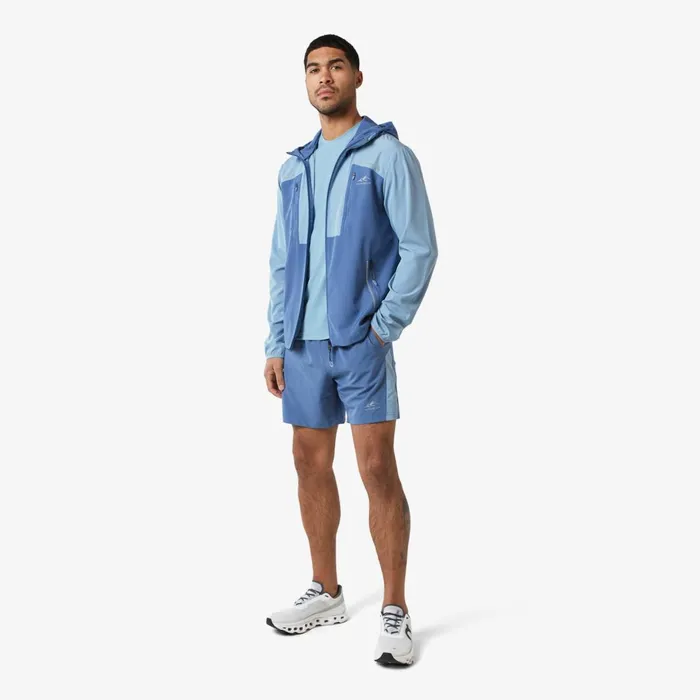 Closure London Reflect Detail Colourblock Jacket Light Blue Men Coats and Jackets