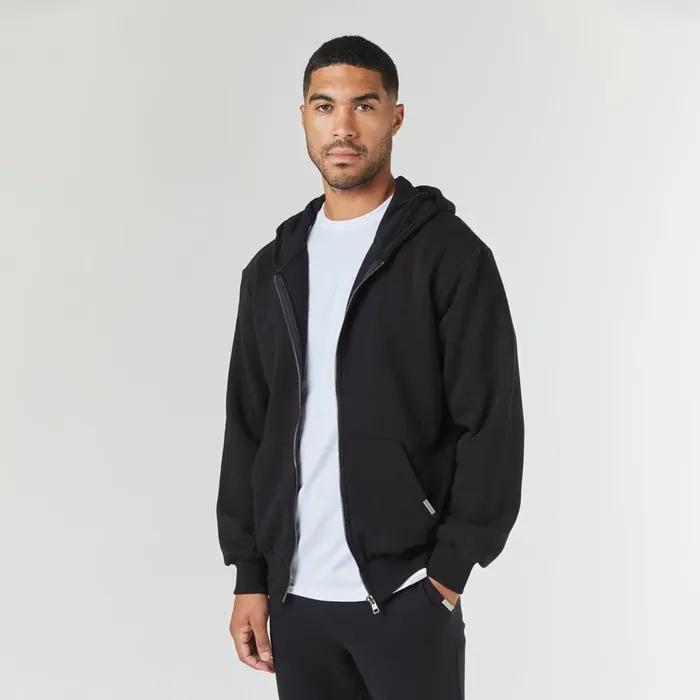 Closure London Relaxed Fit Full Zip Tracksuit Black Men Tracksuits
