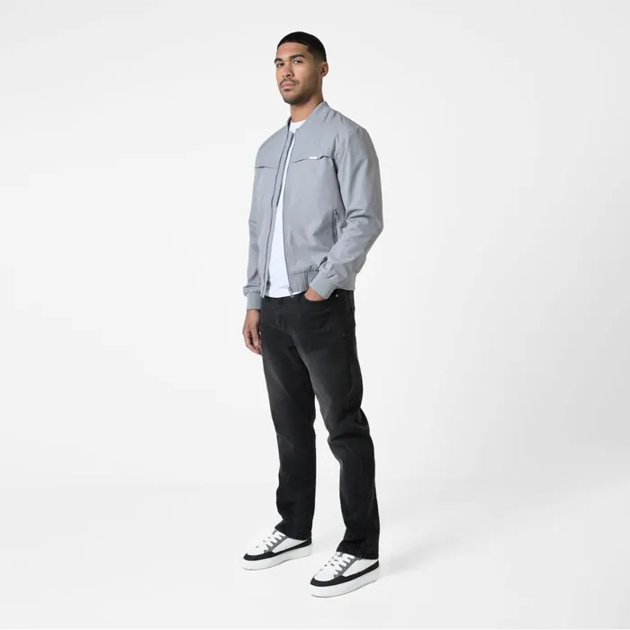 Closure London Ripstop Bomber Jacket Frost Grey Men Coats and Jackets