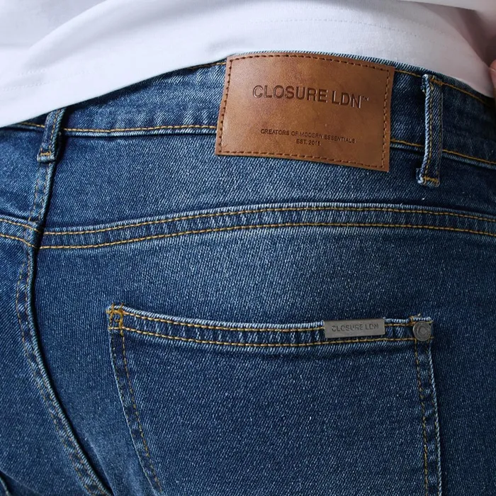 Closure London Slim Fit Denim Jean Dark Blue Men Denim