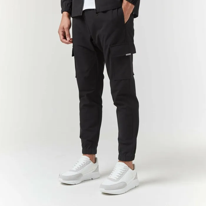 Closure London Smart Utility Cargo Set Black Men Tracksuits