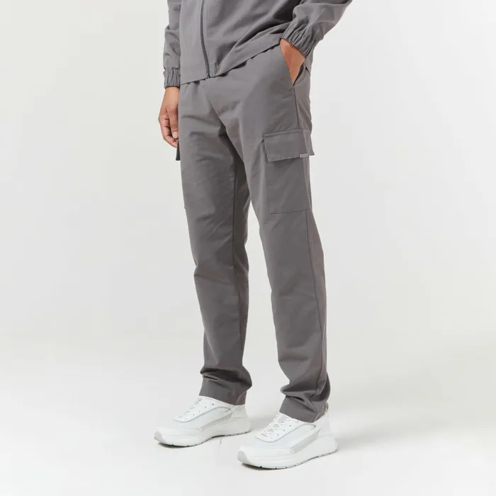 Closure London Smart Utility Open Hem Trouser Charcoal Men Pants