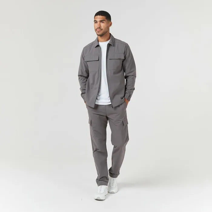 Closure London Smart Utility Open Hem Trouser Charcoal Men Pants