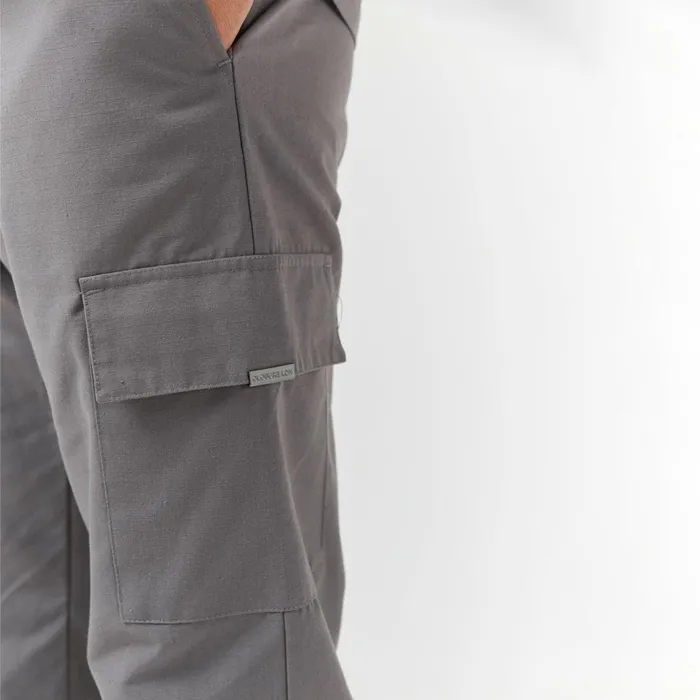 Closure London Smart Utility Open Hem Trouser Charcoal Men Pants