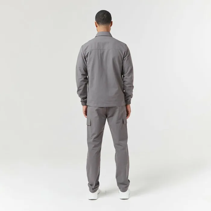 Closure London Smart Utility Open Hem Trouser Charcoal Men Pants