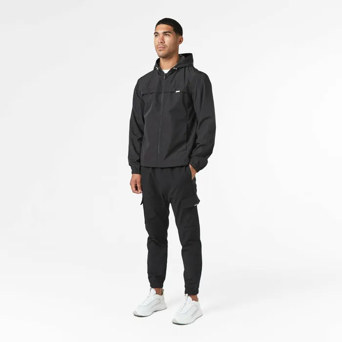Closure London Smart Windbreaker Black Men Coats and Jackets