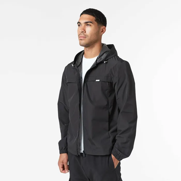 Closure London Smart Windbreaker Black Men Coats and Jackets
