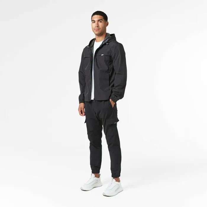 Closure London Smart Windbreaker Black Men Coats and Jackets