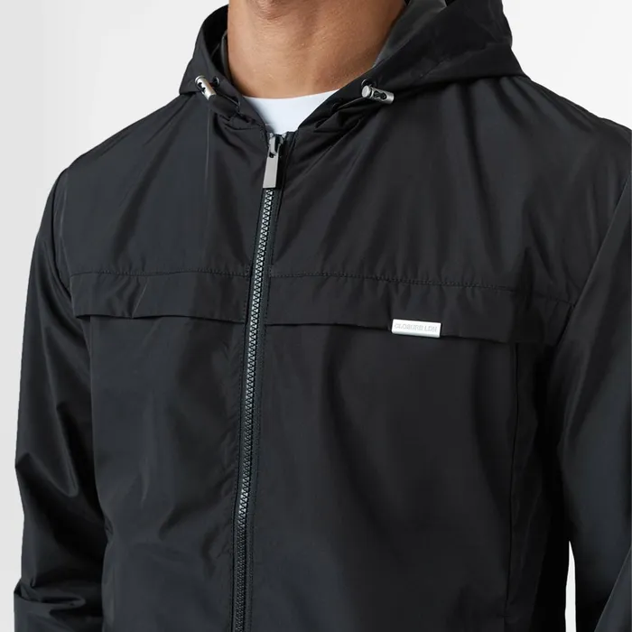 Closure London Smart Windbreaker Black Men Coats and Jackets