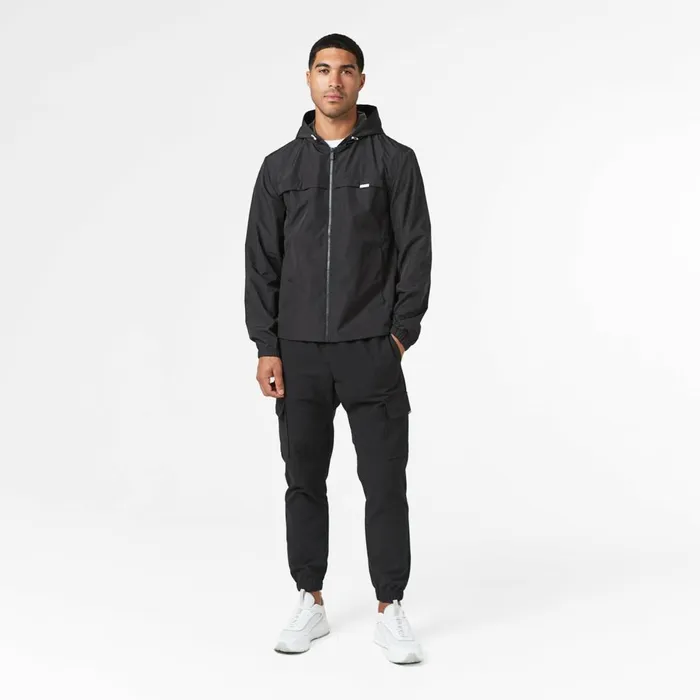 Closure London Smart Windbreaker Black Men Coats and Jackets