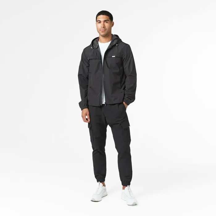 Closure London Smart Windbreaker Black Men Coats and Jackets